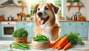 Feeding Dogs Carrots and Beans